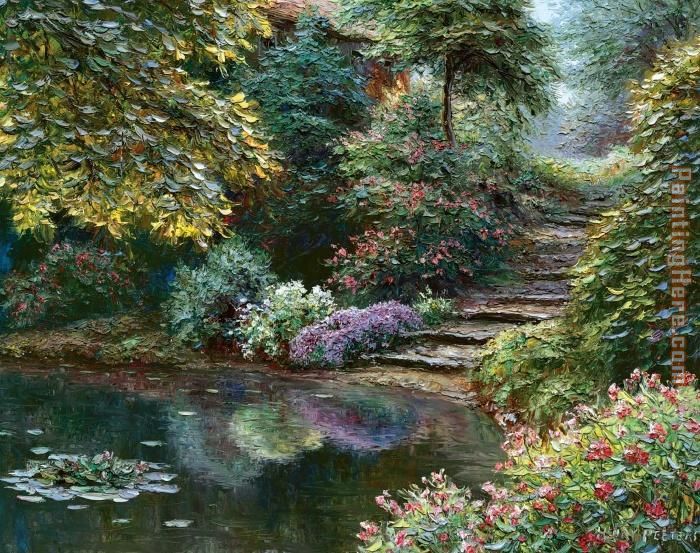 Millerton Gardens painting - Henry Peeters Millerton Gardens art painting